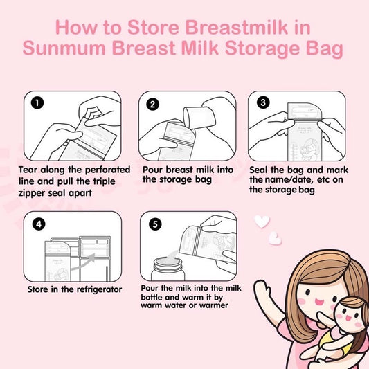Sunmum Breaskmilk Storage Bag 50s