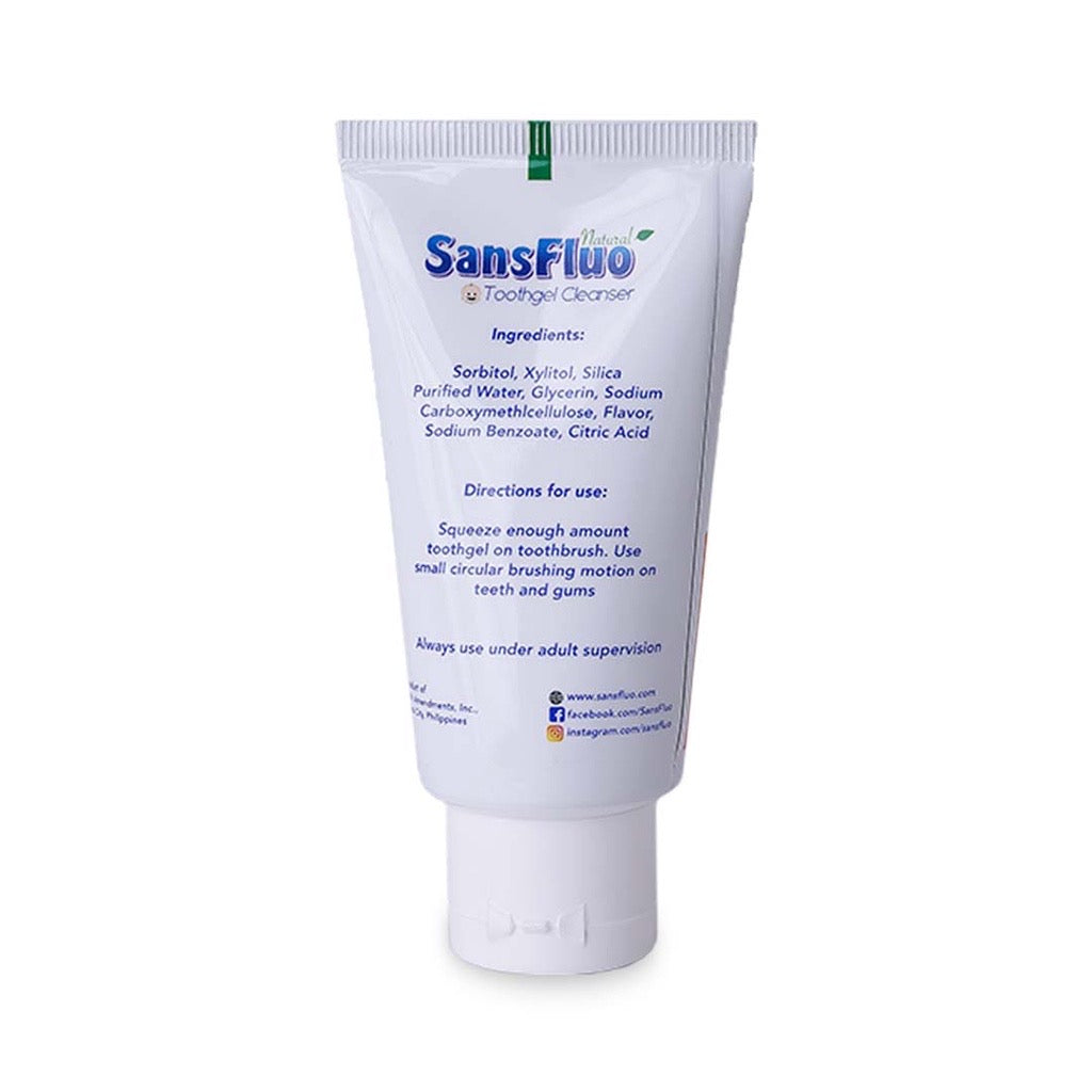 Sansfluo Natural Toothgel Cleanser 50ml