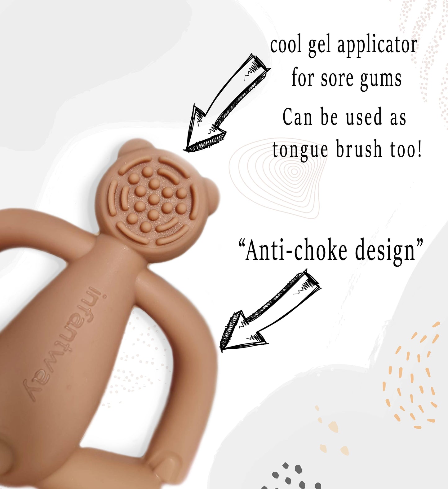 Infantway Chewbear Teething Toy and Gum Massager