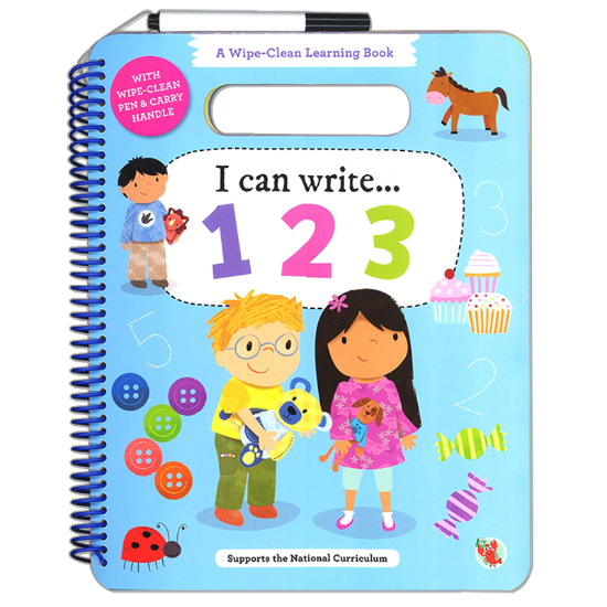 A WIPE-CLEAN LEARNING BOOK-I CAN WRITE 123