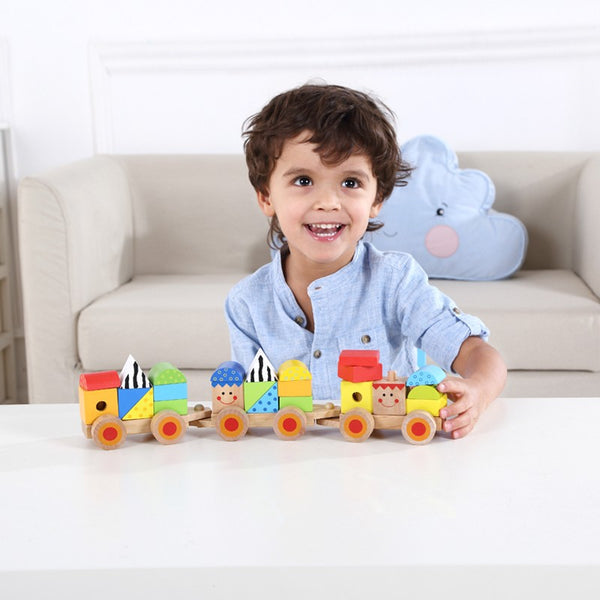 Tooky Toy Stacking Train