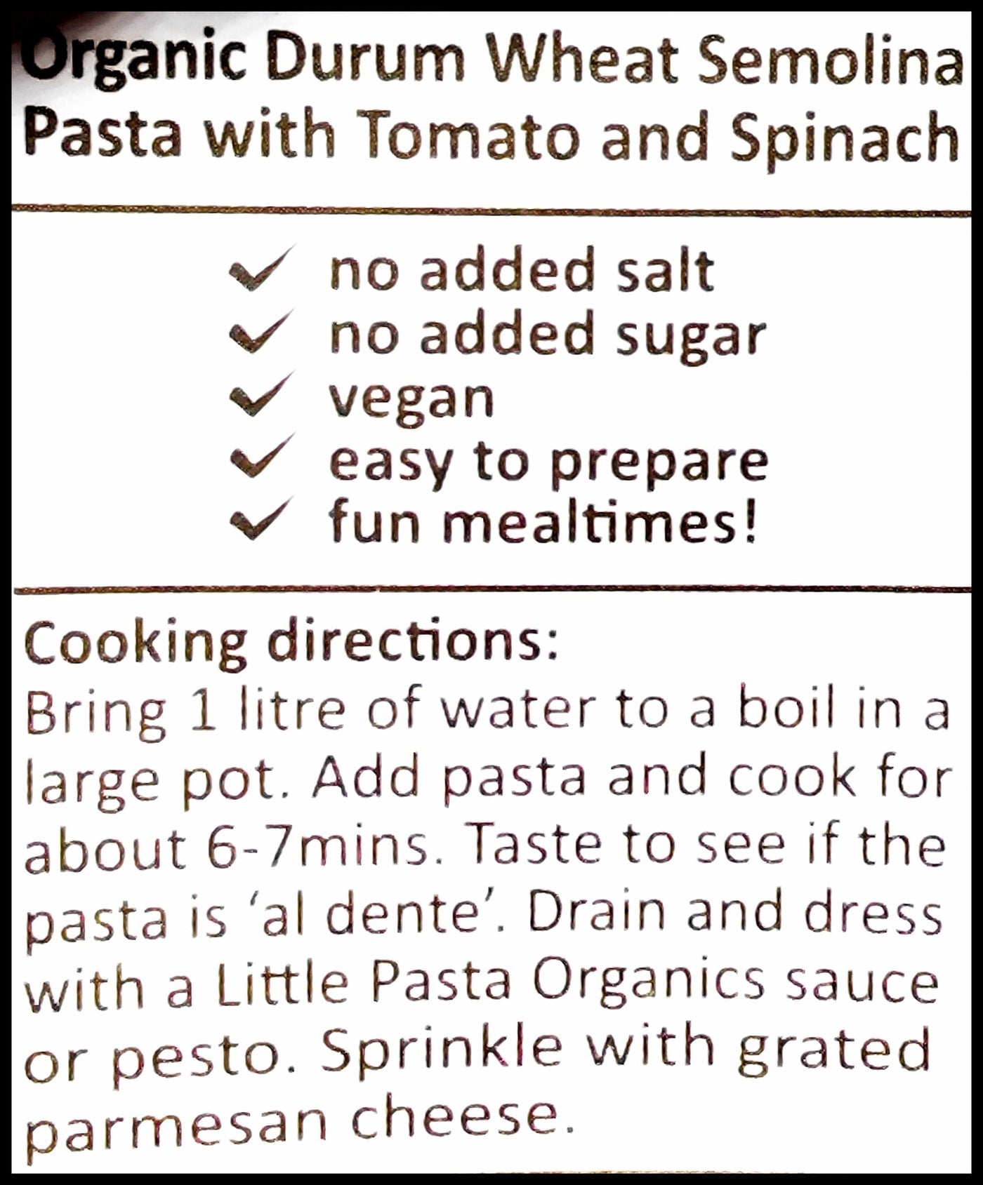 Little Pasta Organics