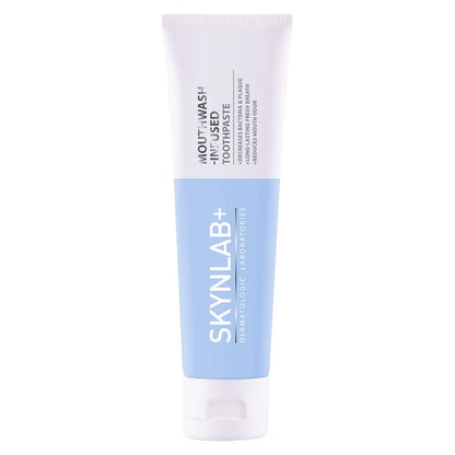 SkynLab 2 in 1 Mouthwash-Infused Toothpaste with Cooling Fresh Scent Bacteria & Plaque Removing