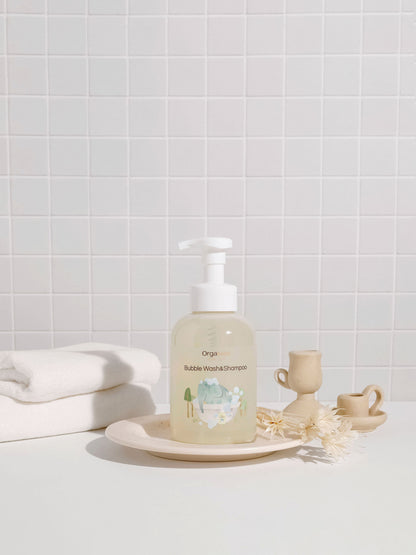 Orgabebe Bubble Wash and Shampoo 500mL