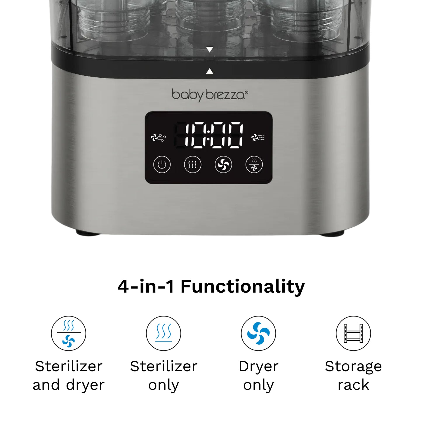 Baby Brezza SuperQuick Sterilizer Dryer (Stainless)