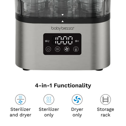 Baby Brezza SuperQuick Sterilizer Dryer (Stainless)