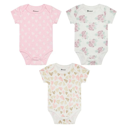 Lipton Baby Girls Romper/Onesies 3Pcs/Pack