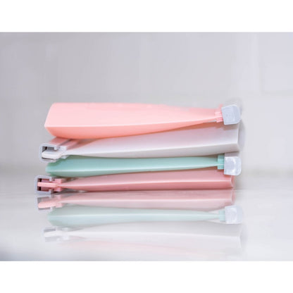 Junobie Breast Milk and Snack Storage Bags 8oz 2-pack Bundle - Reusable, Silicone