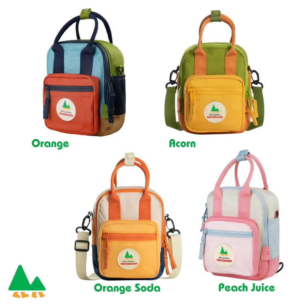 Shukiku 3in1 Sugar Cube Multi-purpose Mini Bag - Lightweight & Water-Resistant