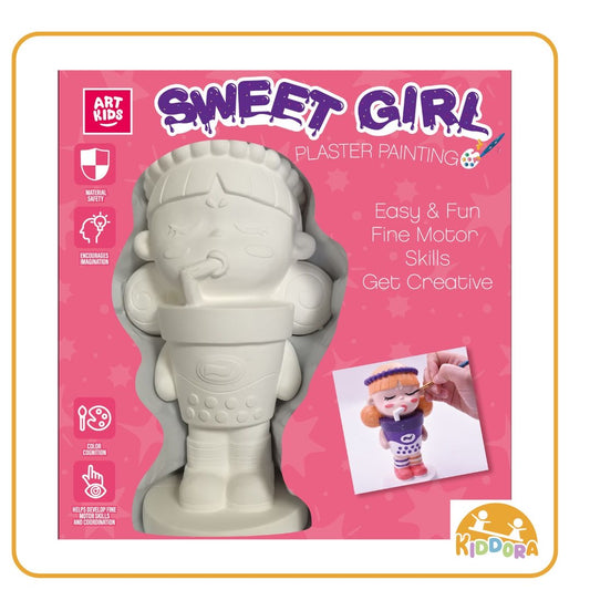 Kiddora ArtKids Sweet Girl Painting Set
