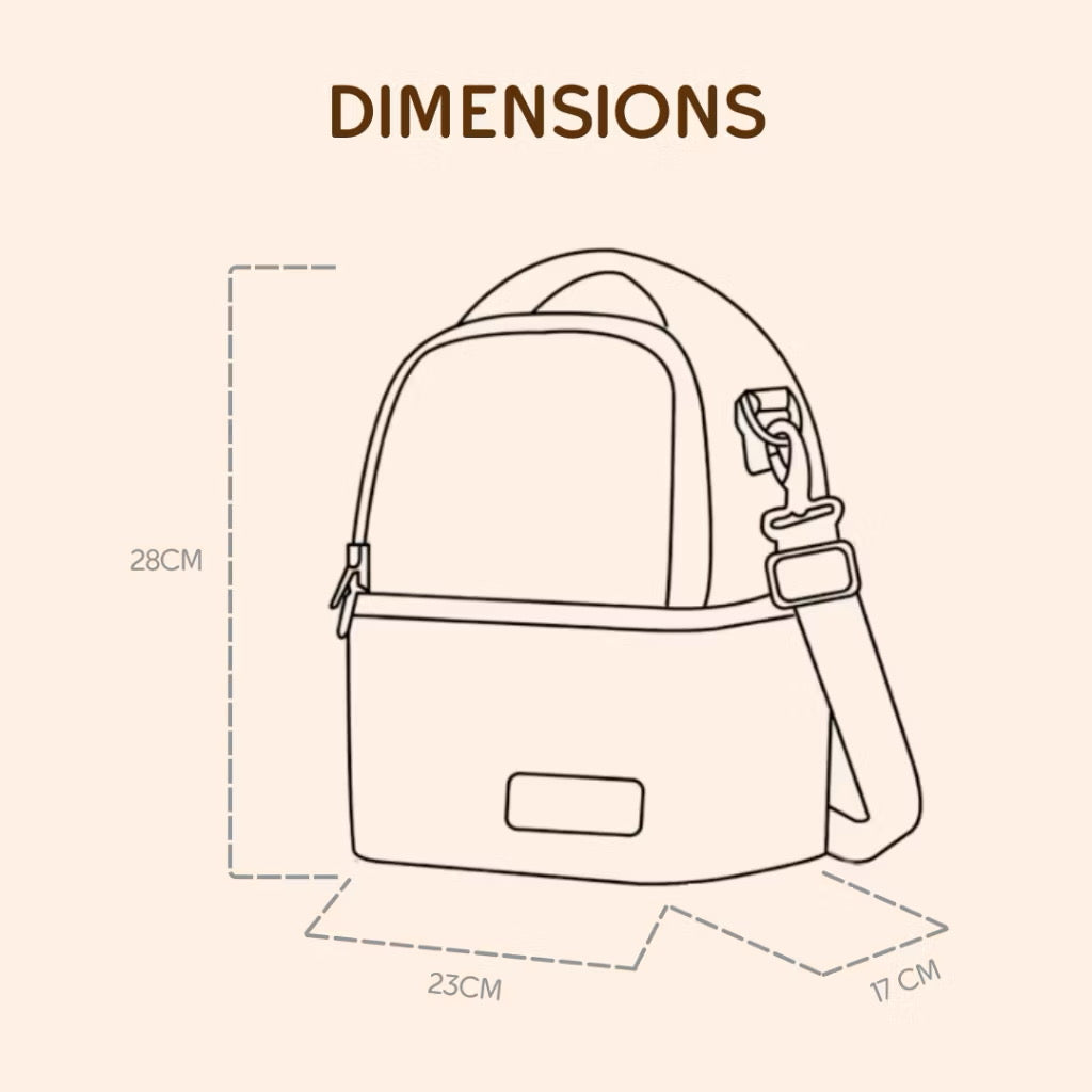 Lunabebe Two-Layer Breastpump Thermal Cooler Bag