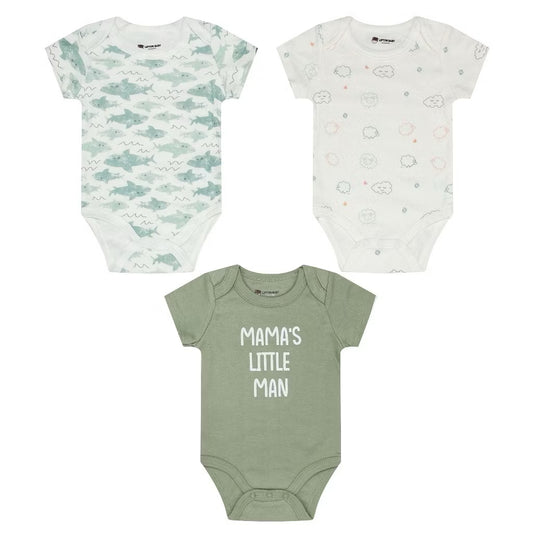Lipton Baby Boys Rompers/Onesies 3's