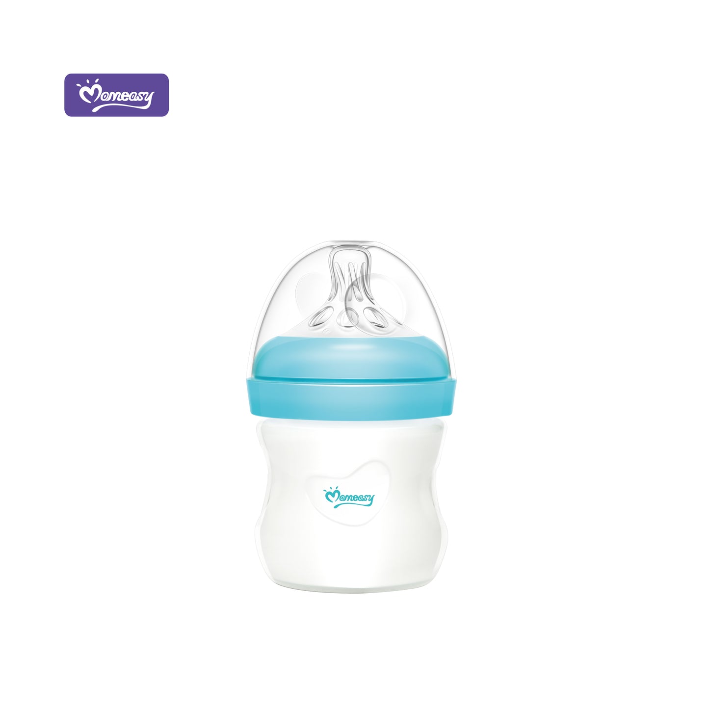 Momeasy 4oz/120ML Wide-neck Feeding Glass Bottle