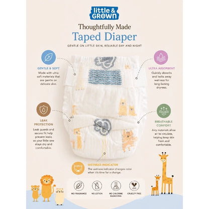 Little & Grown Taped Diaper