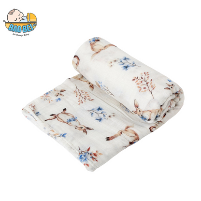 Bao Bei PH Inigo Multipurpose Muslin Cloth Swaddle Receiving Blanket for Infant Baby Newborn