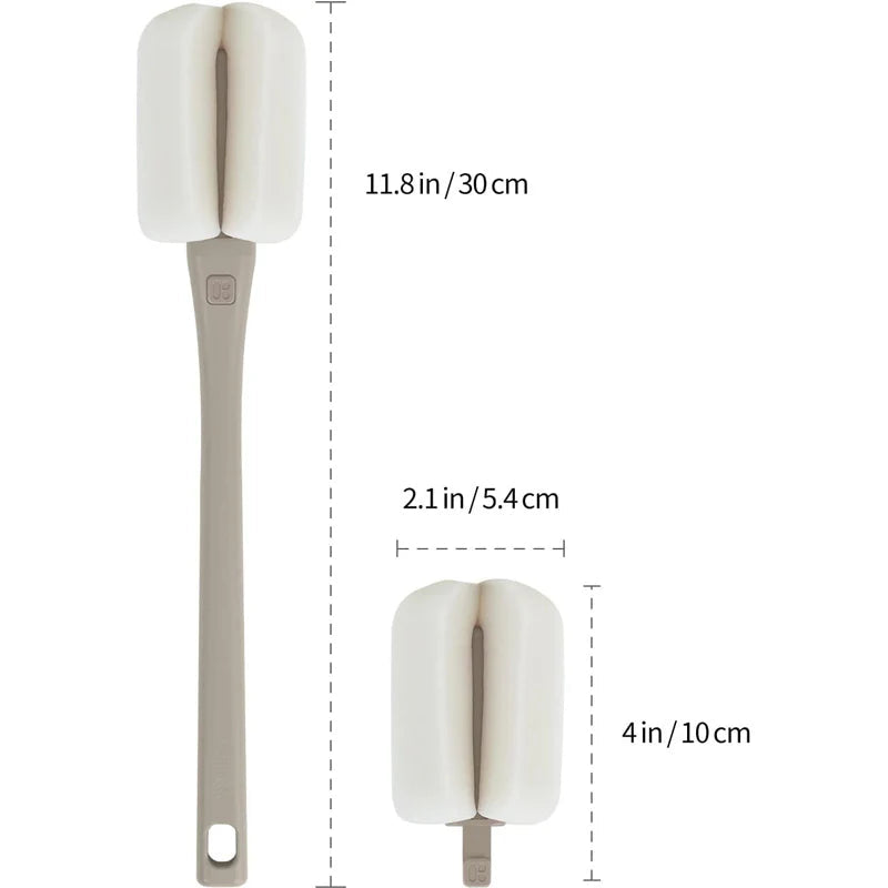 Mother-K Interchangeable Sponge Bottle Brush Set