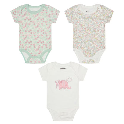 Lipton Baby Girls Romper/Onesies 3Pcs/Pack