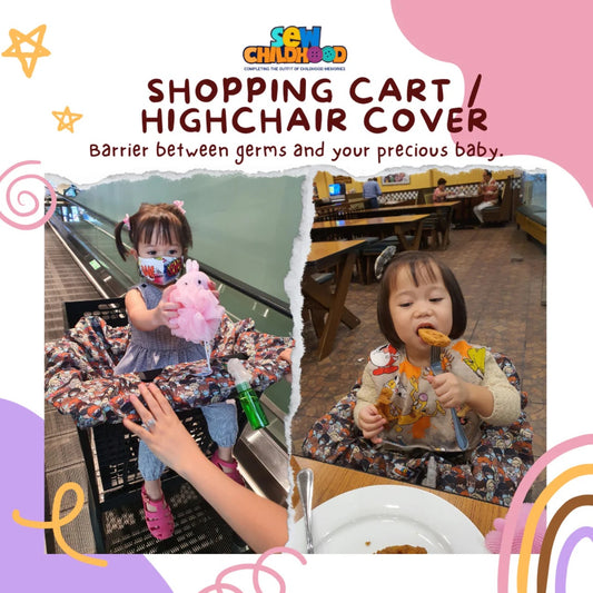Sew Childhood Shopping Cart / Highchair Cover