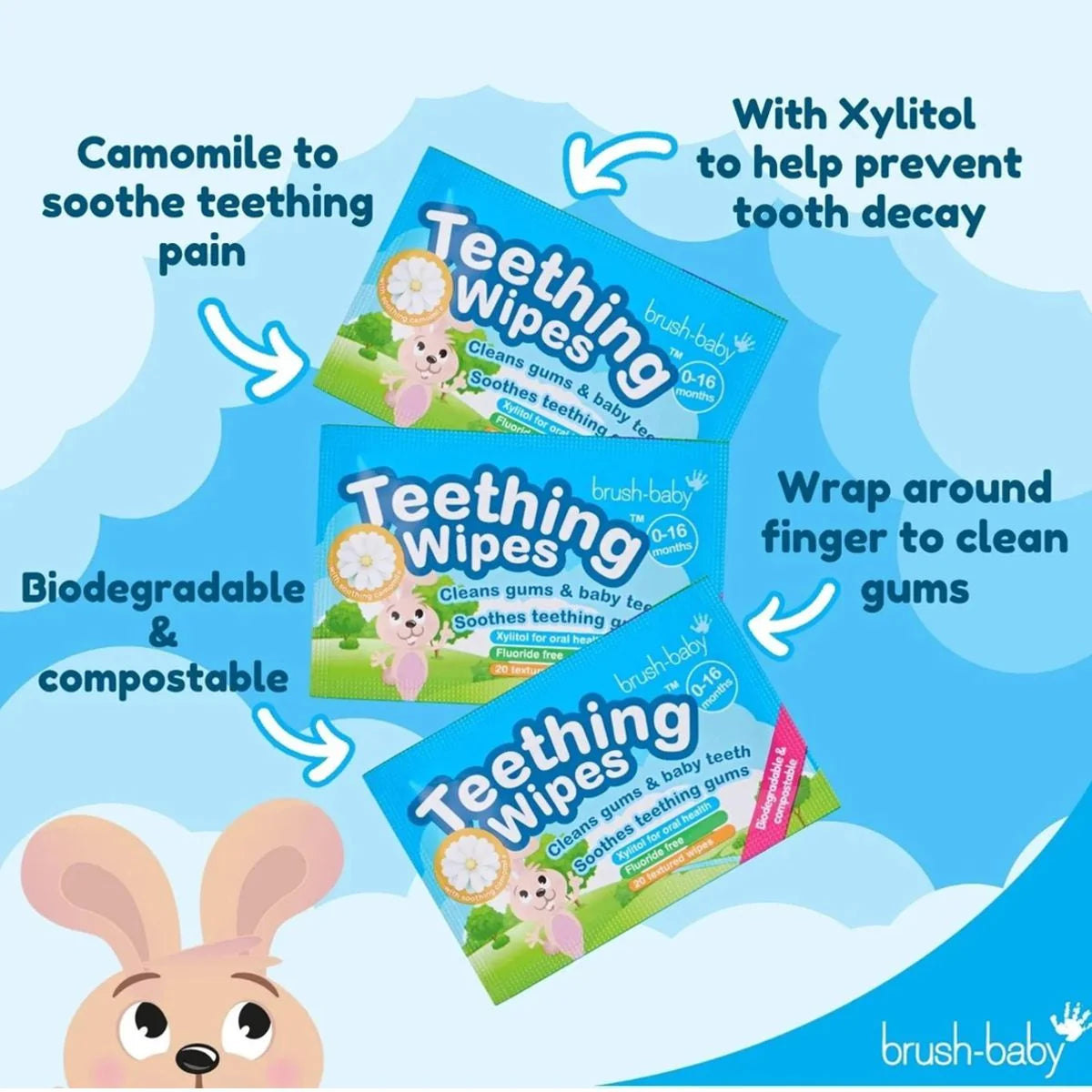 Brush Baby Teething Gel 20’s