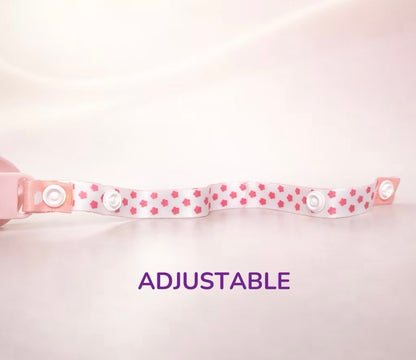 Momeasy Physiological Flathead Baby Pacifier with Safety Clip-On for 6+M Anti-Colic Baby Soother