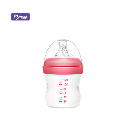 Momeasy 4oz/120ML Wide-neck Feeding Glass Bottle