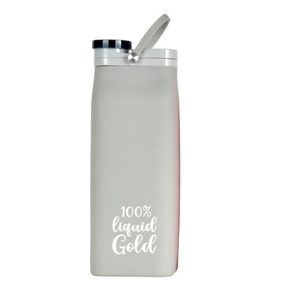Junobie Breast Milk and Formula Box 20 oz (Gray/Pink/White/Teal/Coral/Honey) - Reusable, Silicone