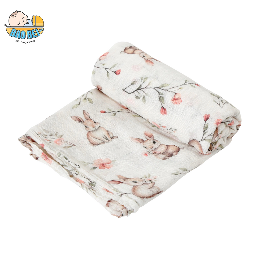 Bao Bei PH Inigo Multipurpose Muslin Cloth Swaddle Receiving Blanket for Infant Baby Newborn