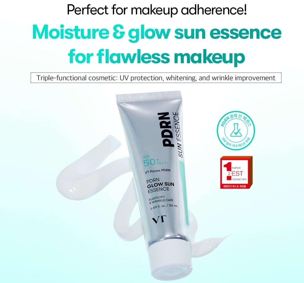 VT PDRN Glow Sun Essence SPF50+ PA++++