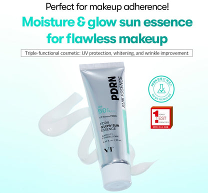 VT PDRN Glow Sun Essence SPF50+ PA++++