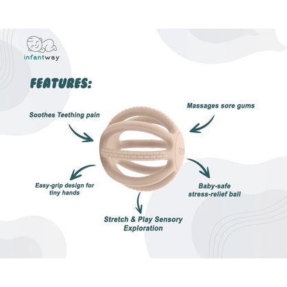 Infantway Chewball Stretch and Play Teething Toy