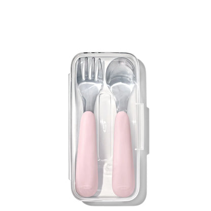Oxo Tot On The Go Fork and Spoon Set with Carrying Case