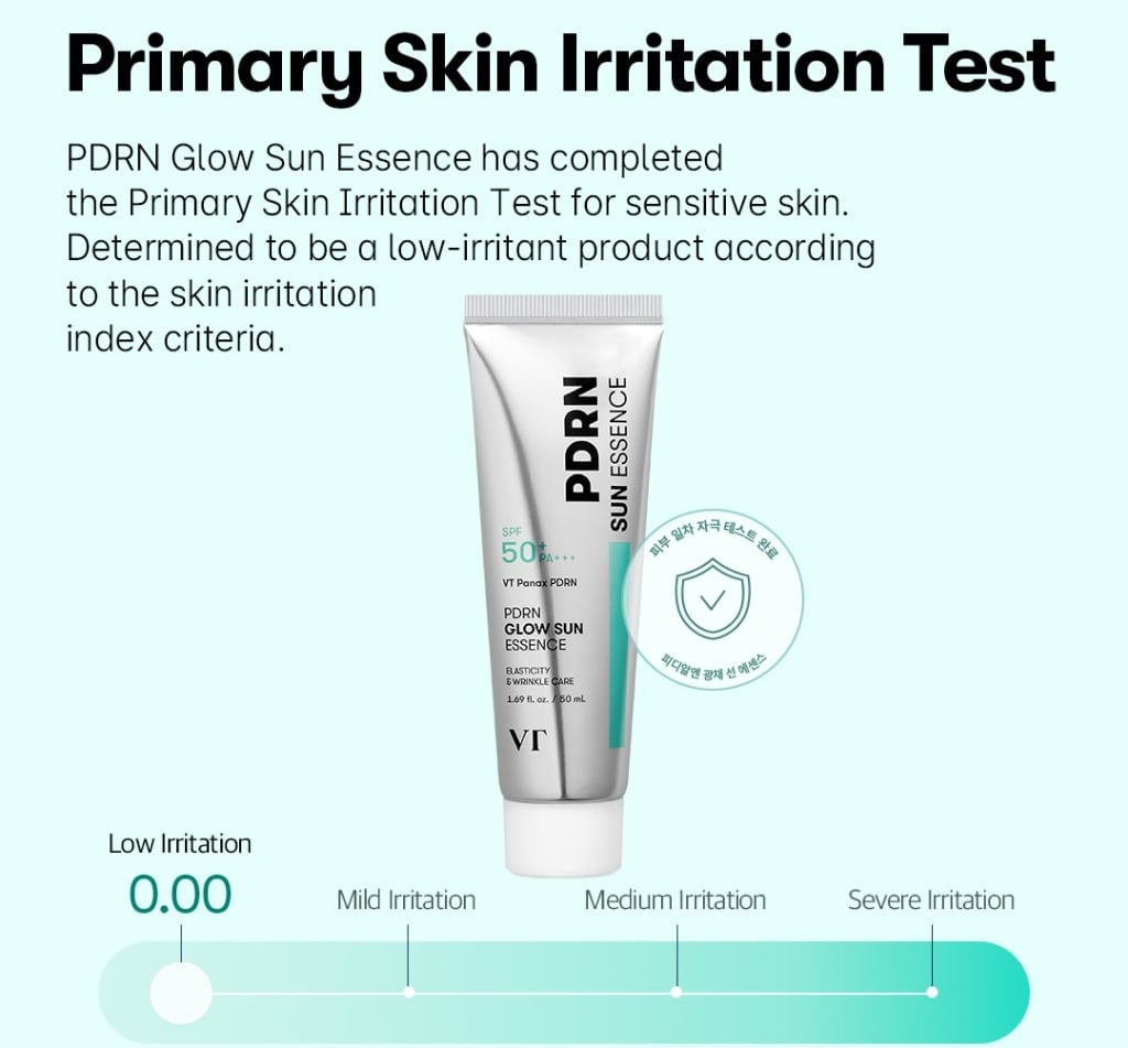 VT PDRN Glow Sun Essence SPF50+ PA++++