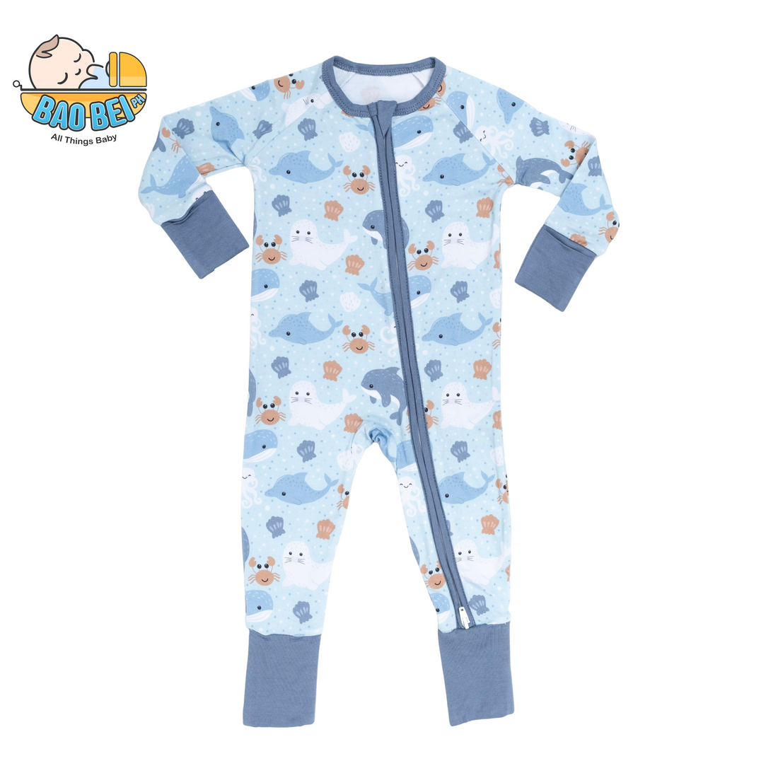 Bao Bei PH Maxi Bamboo Zippered Frogsuit