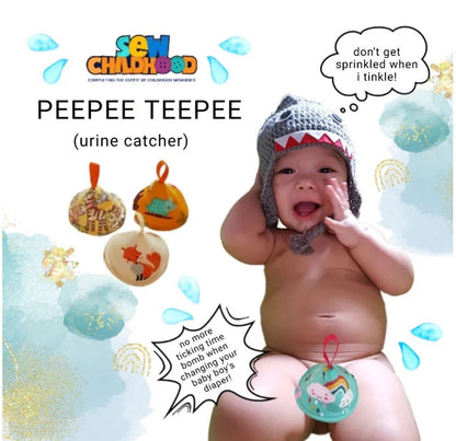 Sew Childhood Peepee Tepee (urine catcher)