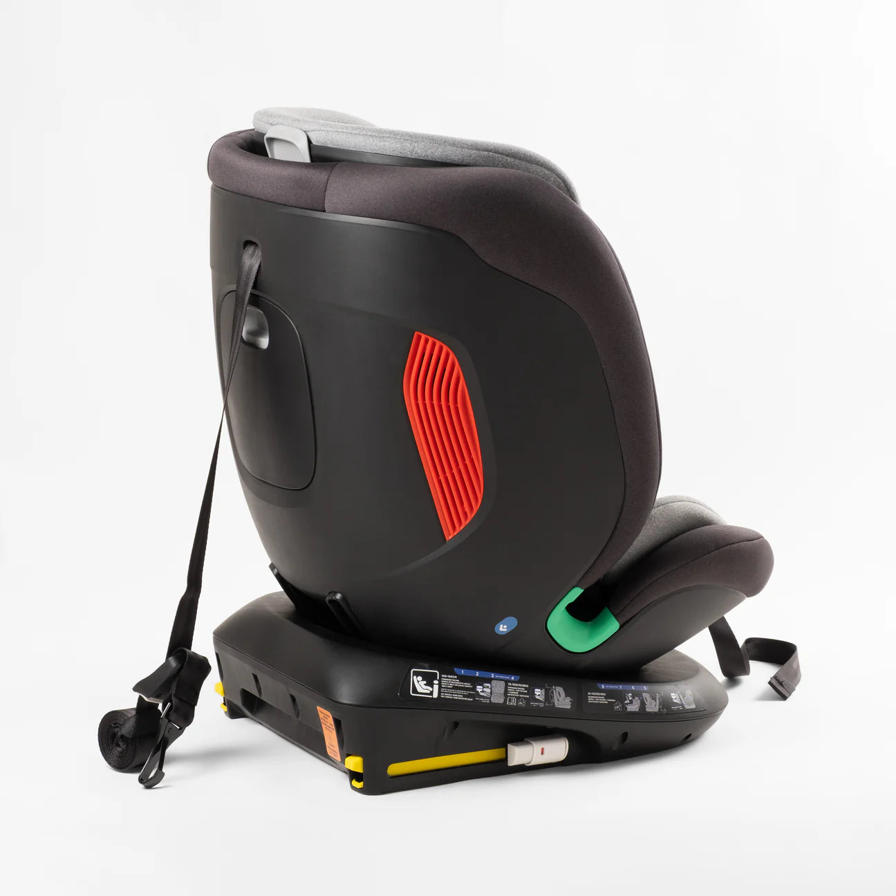 Poled All Age 360 Car Seat (Newborn to 12 years old) Satin Silver color