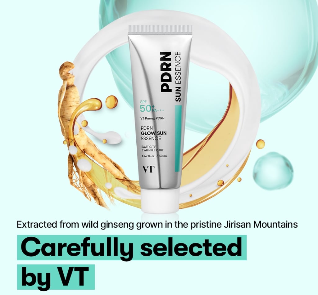 VT PDRN Glow Sun Essence SPF50+ PA++++