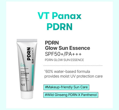 VT PDRN Glow Sun Essence SPF50+ PA++++