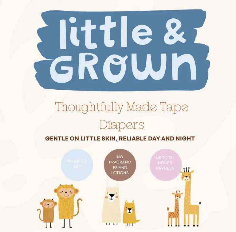 Little & Grown Taped Diaper