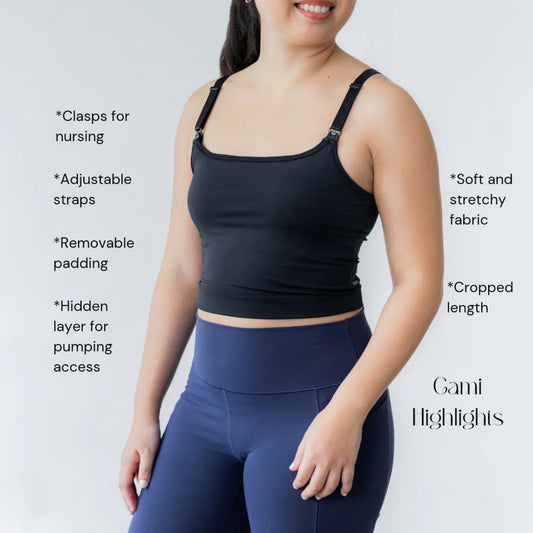 Elation Nursing and Hands-Free Pumping Cami (Padded)
