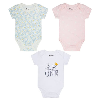 Lipton Baby Girls Romper/Onesies 3Pcs/Pack