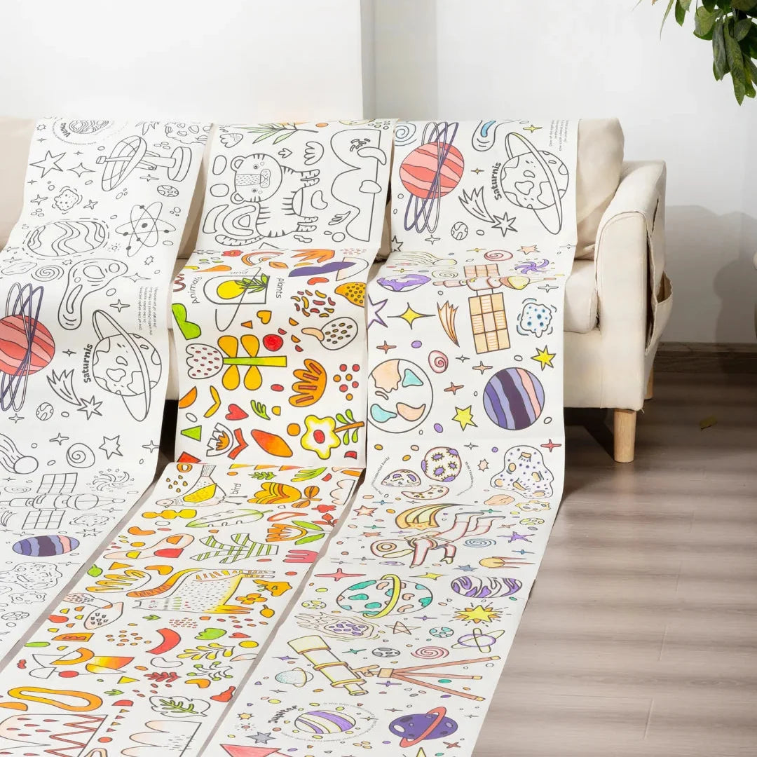 Flower Monaco Drawing Roll