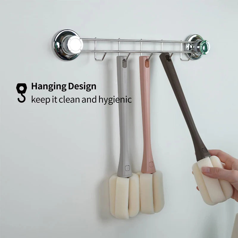 Mother-K Interchangeable Sponge Bottle Brush Set