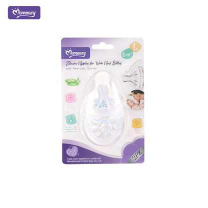 Momeasy Silicone Nipples Wideneck Anti Colic
