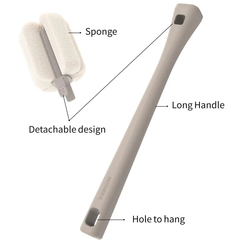 Mother-K Interchangeable Sponge Bottle Brush Set