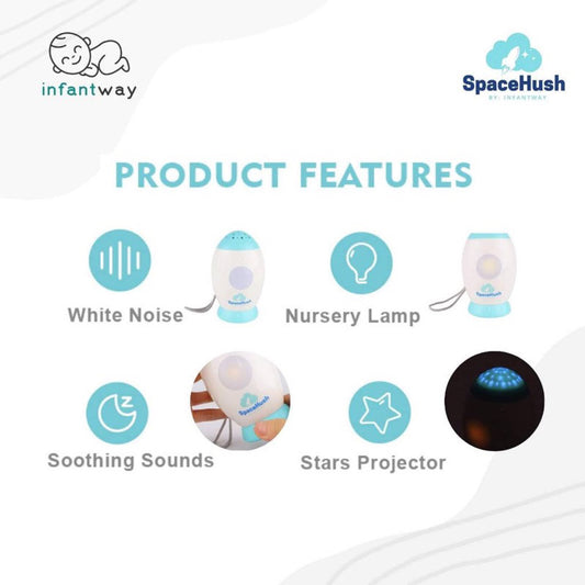 Infantway SpaceHush Baby Sleeping Sound Machine