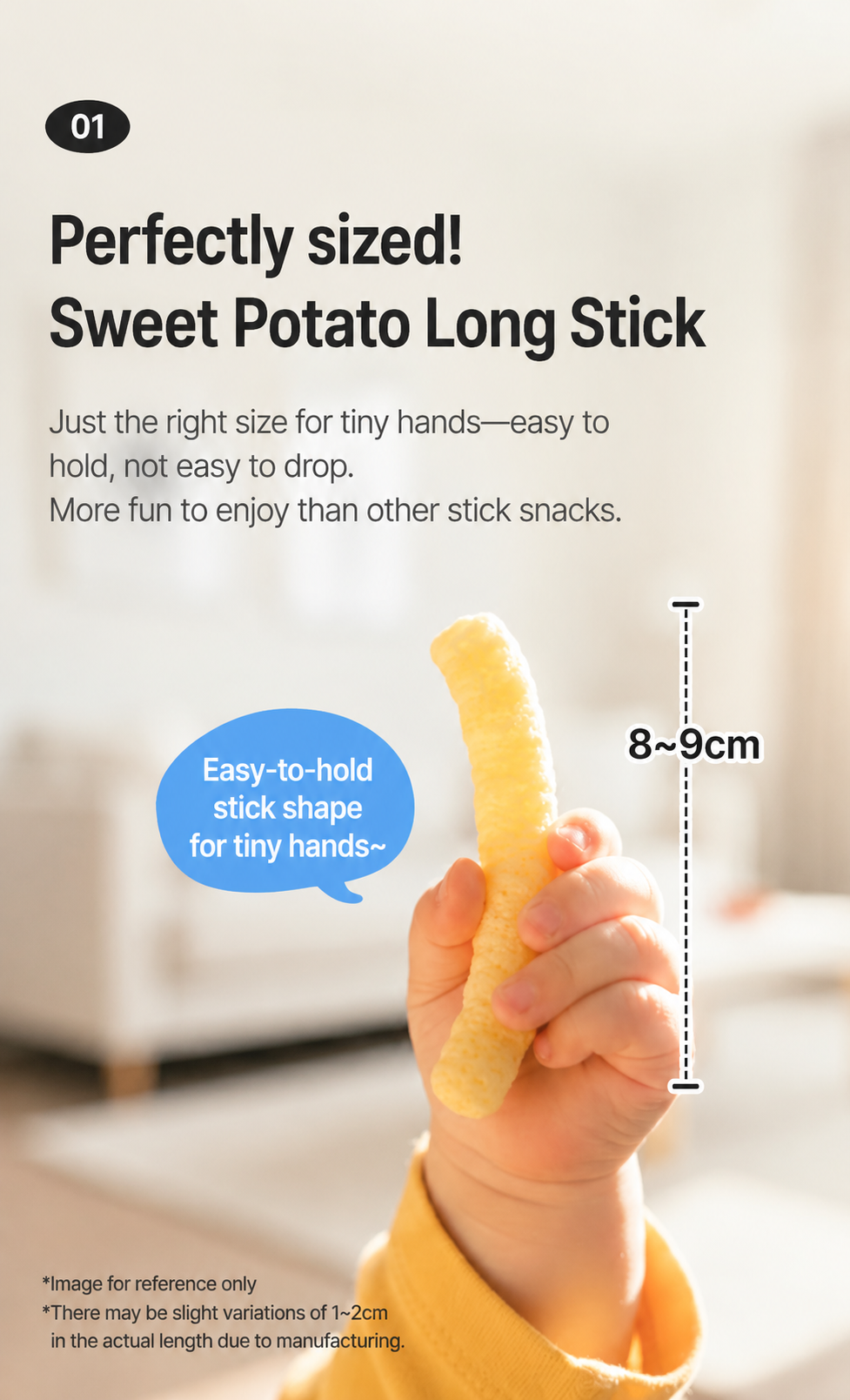 Ivenet Long Banana Corn Stick 12m+