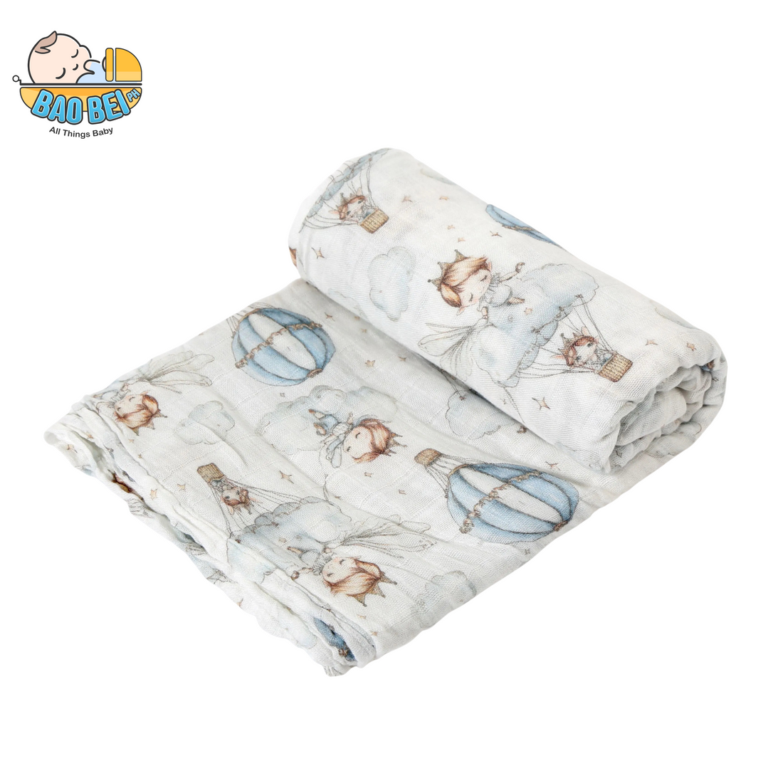 Bao Bei PH Inigo Multipurpose Muslin Cloth Swaddle Receiving Blanket for Infant Baby Newborn