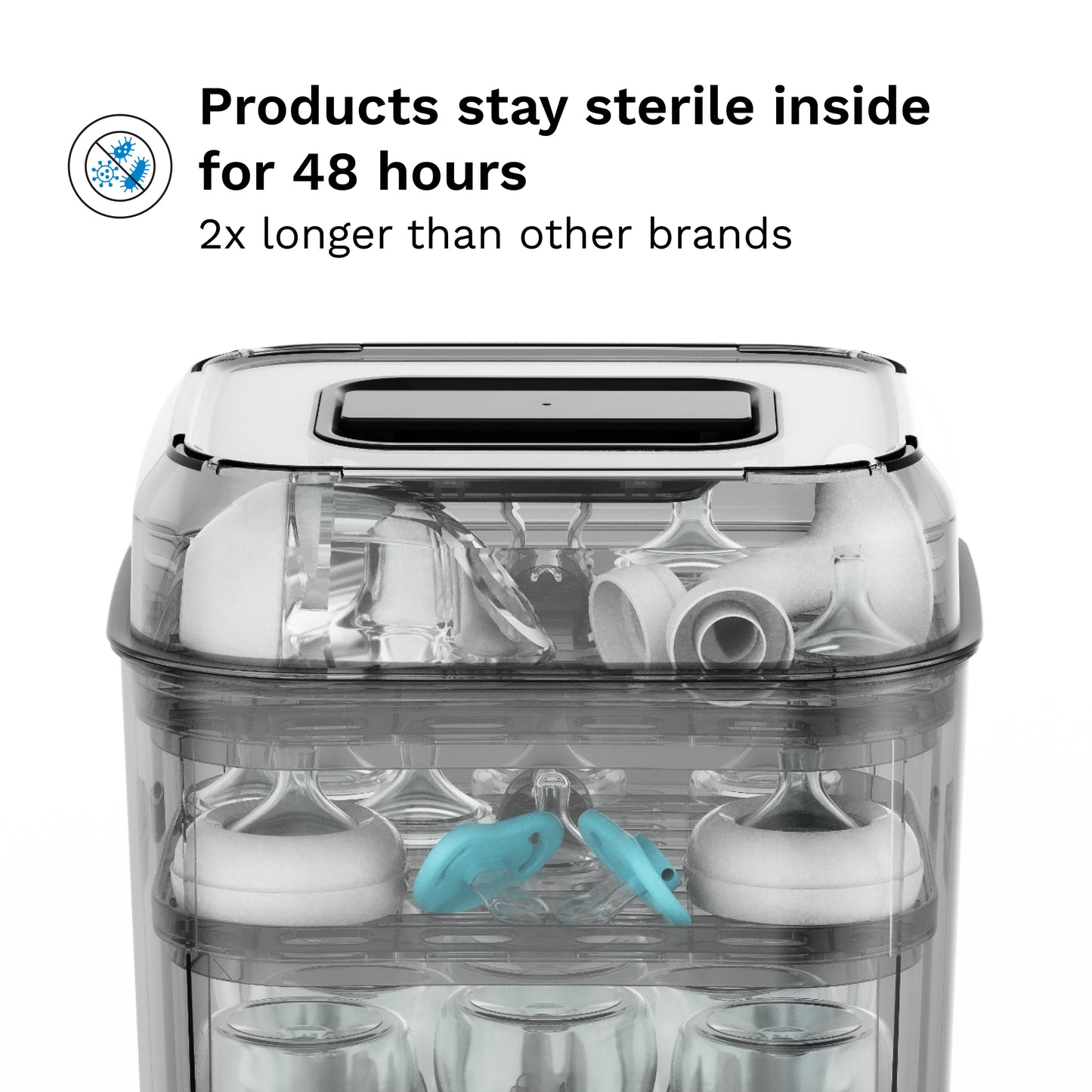 Baby Brezza SuperQuick Sterilizer Dryer (Stainless)