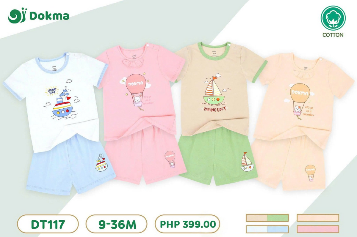Dokma Toddler Short Sleeve Clothes DT117