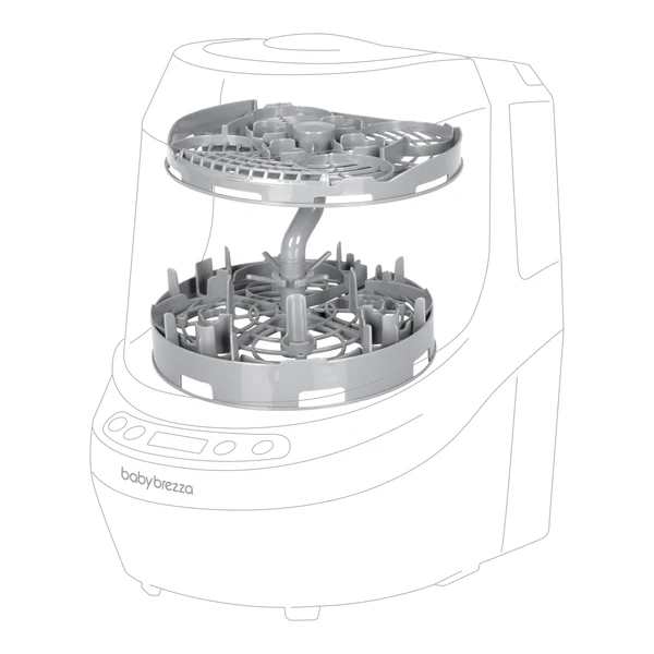 Baby Brezza Breast Pump Rack For Bottle Washer Pro